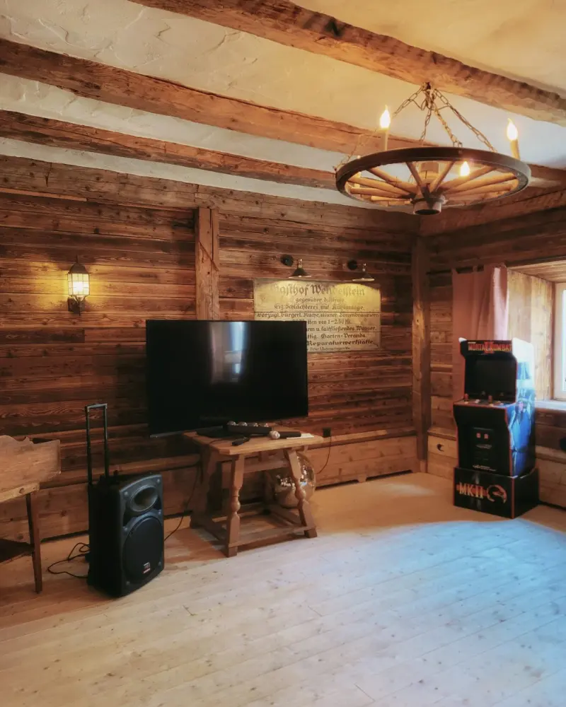Entertainment-Raum der Lala-Alm