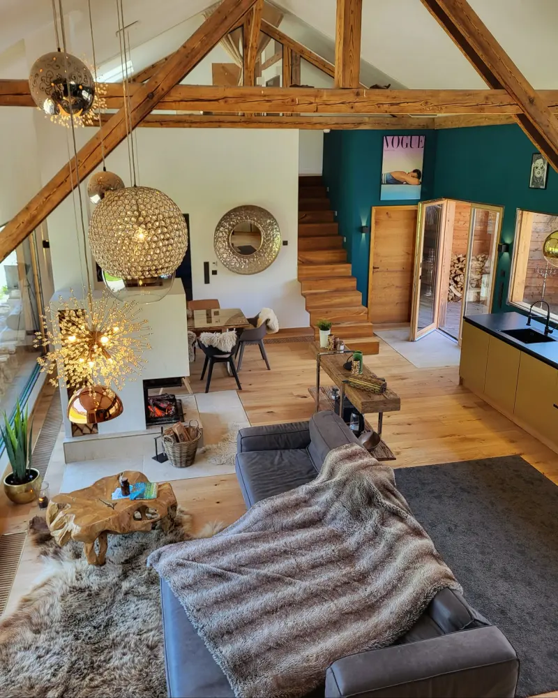 Alpenlounge – Wohnbereich