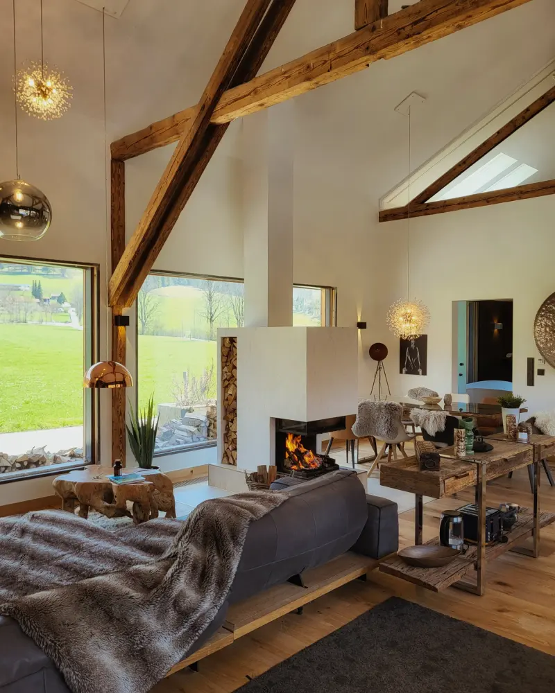 Alpenlounge – Wohnbereich
